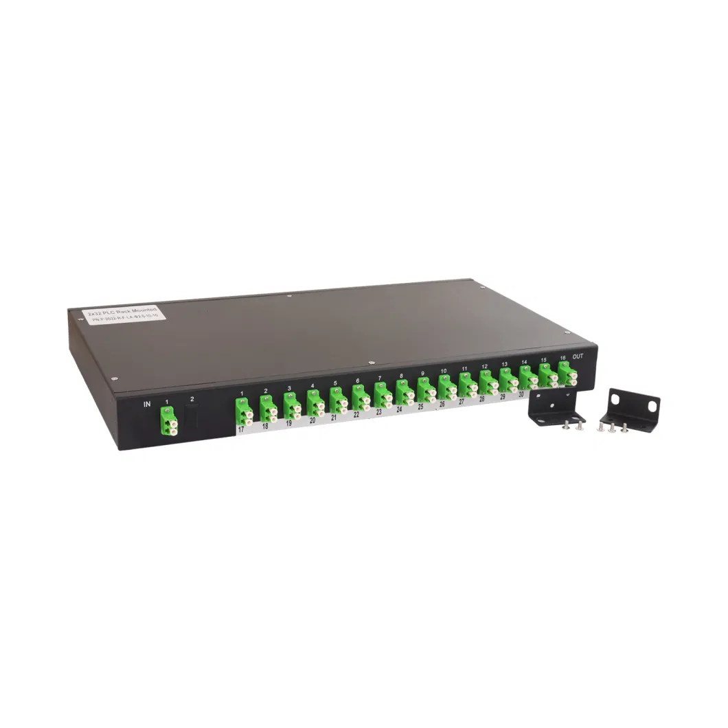 Fiber Optic Patch Panel 19&prime;&prime; 1u ODF Rack 24 48 96 144 Port Optical Distribution Frame Distribution Terminal Box