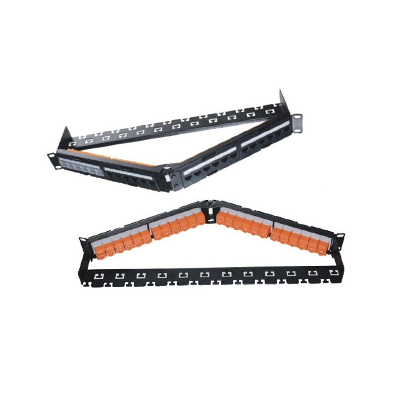 19 Inch Keystone High Quality Modular Structure Cabling Patch Panel