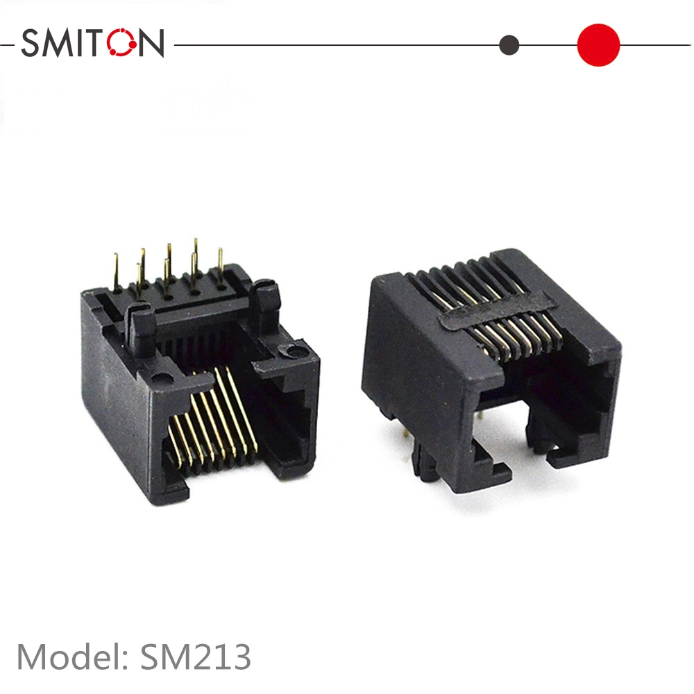 RJ45 PCB Modular Jack Female 8p8c Connector