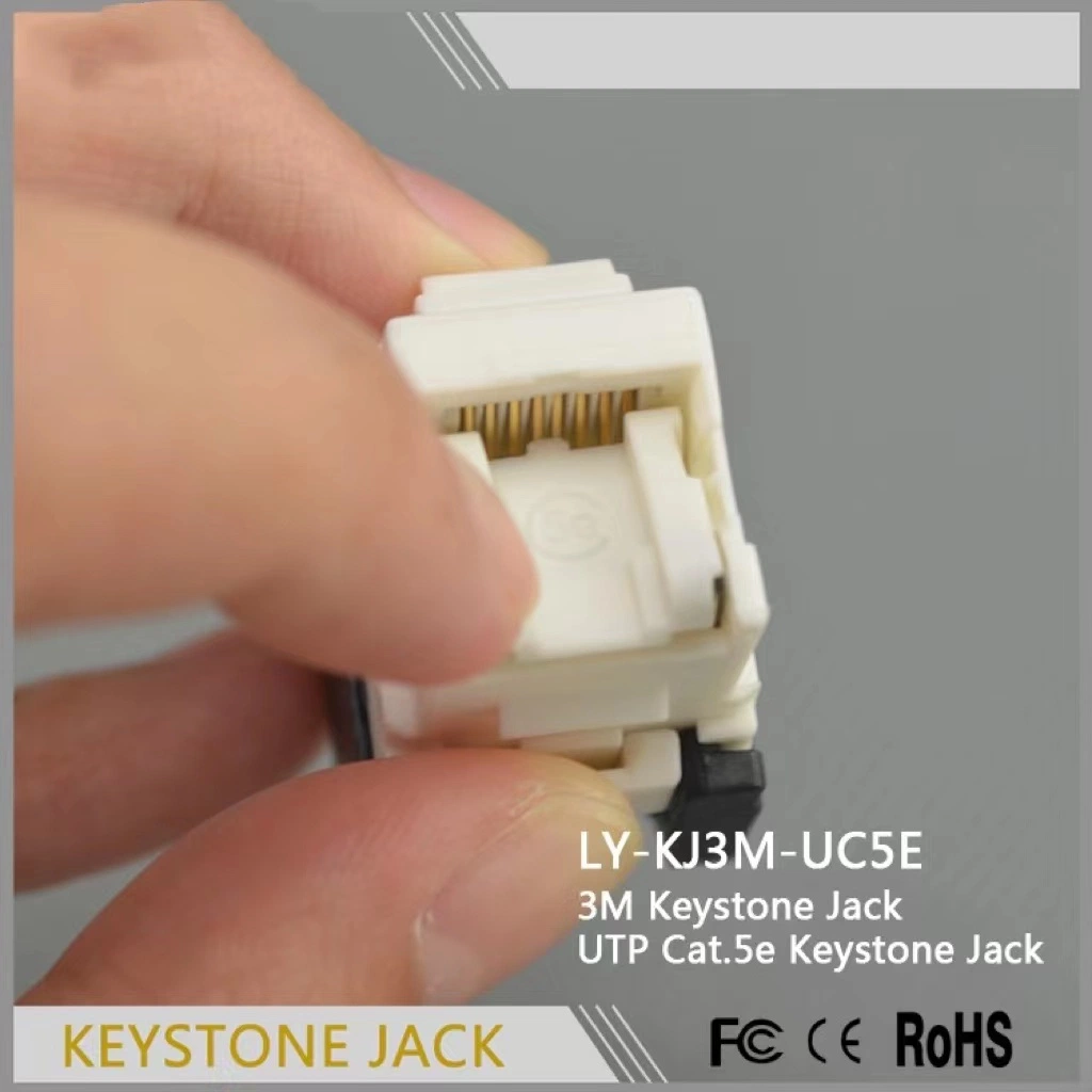 UTP Cat5e Cat6 RJ45 8P8C 3M Modular jack 3M Keystone jack