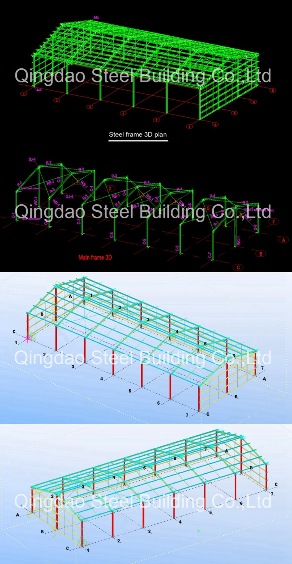 CE Australia Shed Prefabricated Steel Structure H Beam Storage Hay Shed Building