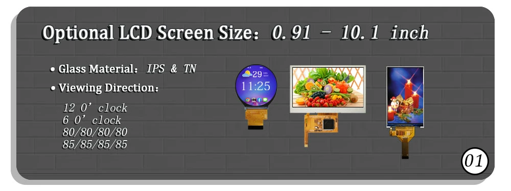 Industrial LCD Display 320*240 MCU Connector 2.4 Inch TFT LCD Panel