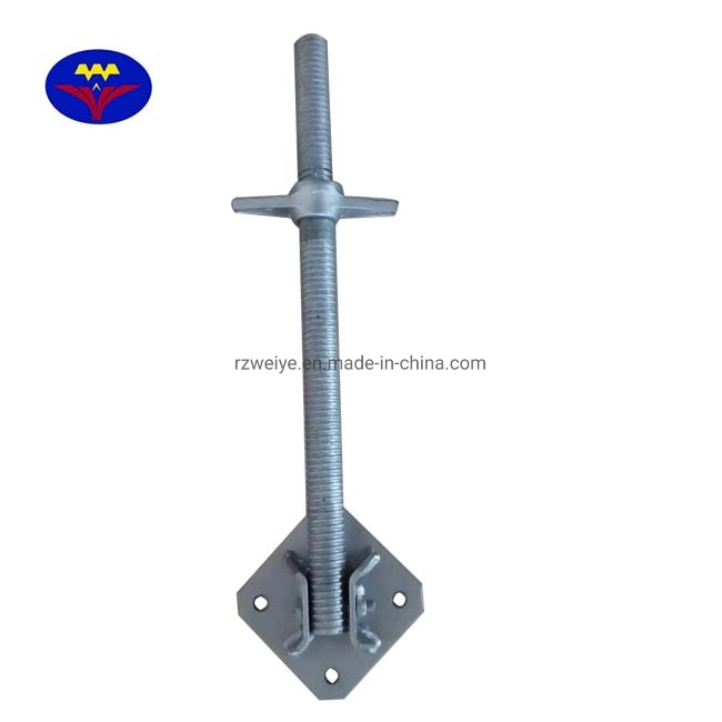 Construction Multi Purpose Modular System Scaffolding Screwed Swivel Base Jack/Rotating Feet