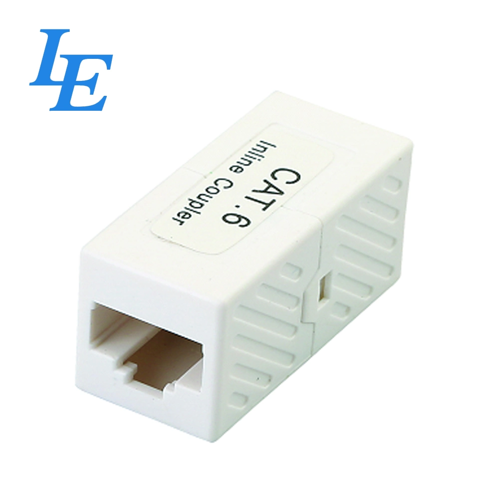 CAT6A UTP in-Line Coupler RJ45-RJ45 Keystone Jack