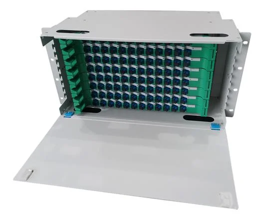 High Quality 19 Inch 12, 24, 48, 96, 144 Core Fiber Optic Patch Panel