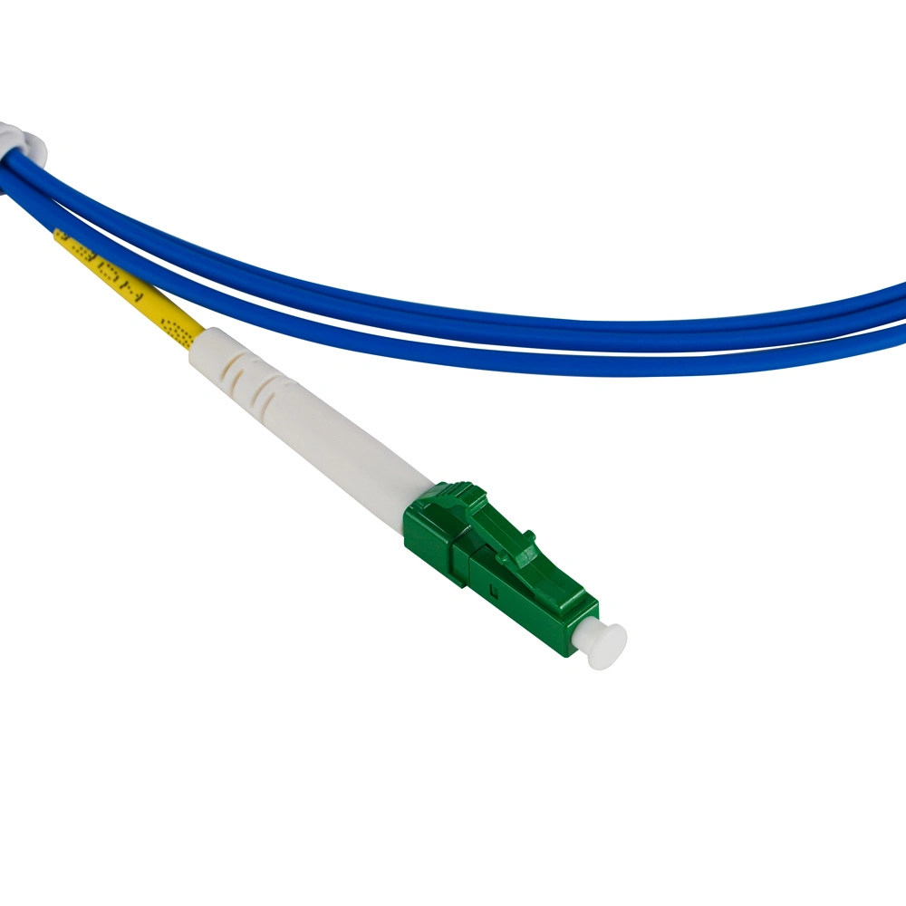 Optical Fiber Connector Adapters Patch Panel Cord Fiber Optic Cable LC/APC-LC /APC Sm Sx 0.9/2.0/3.0mm FTTH Blue