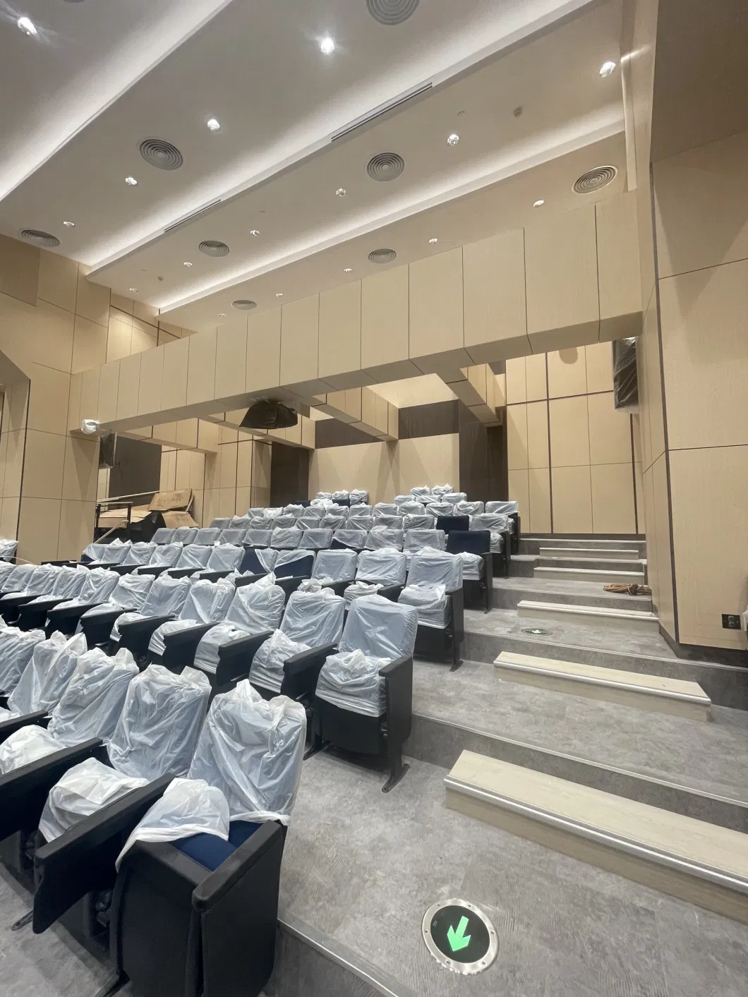 Auditorium Soundproof Interior Building Material 2/2/0.5mm Micro Perforated Acoustic Wall Panel