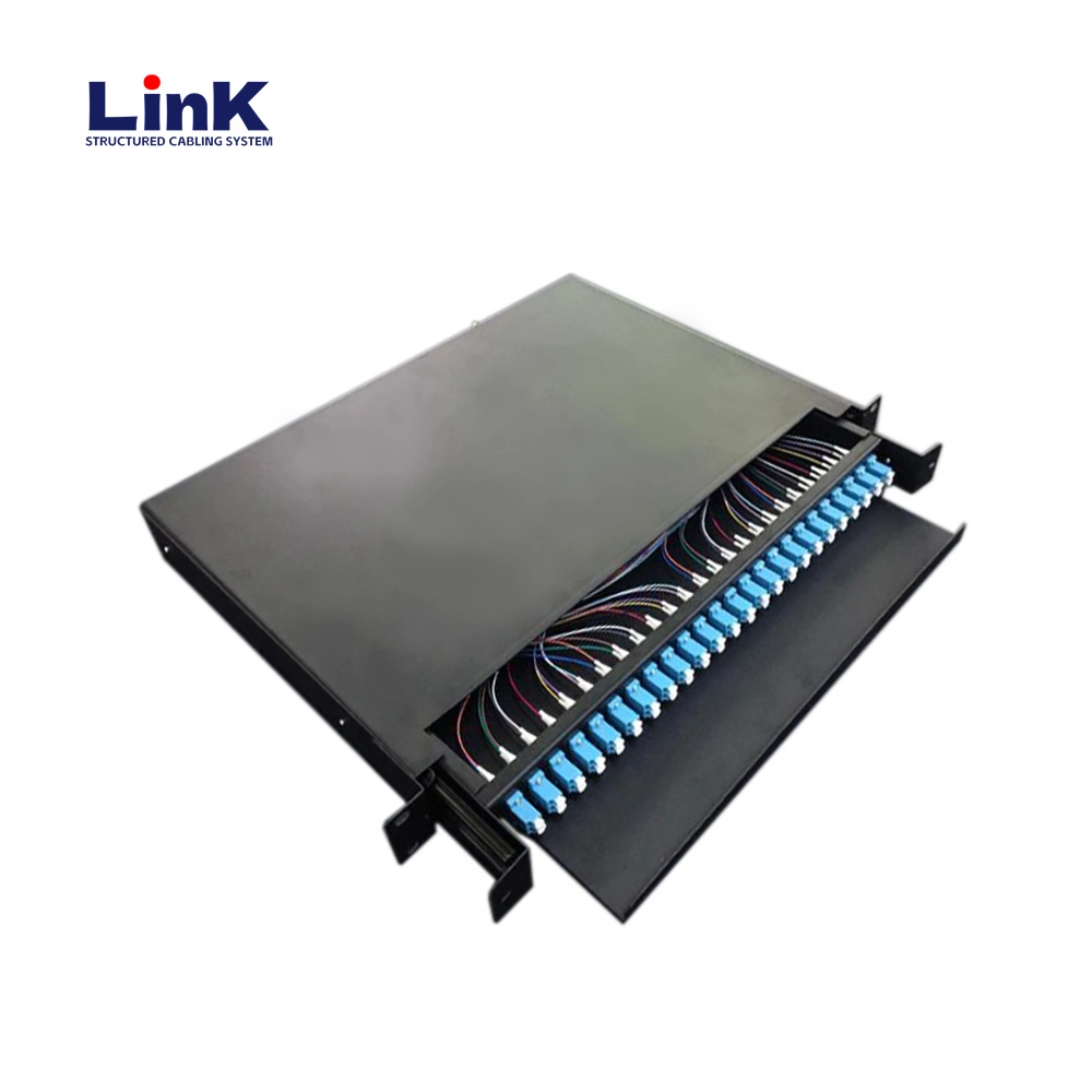 1u High Quality Sliding Fiber Patch Panel ODF for Fiber Optical Terminal Connection