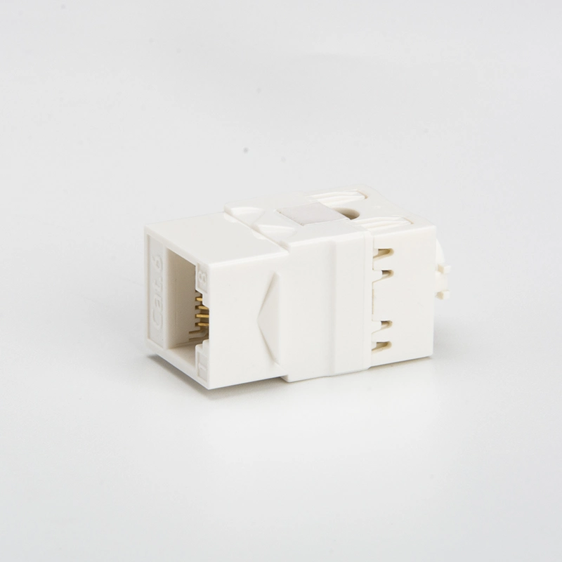 Cat. 6A UTP 180 Degree RJ45 Keystone Jack Unshielded Connector