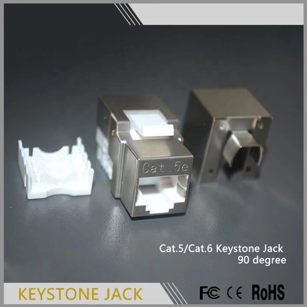 Cat5E Cat6 keystone jack STP FTP RJ45 connector