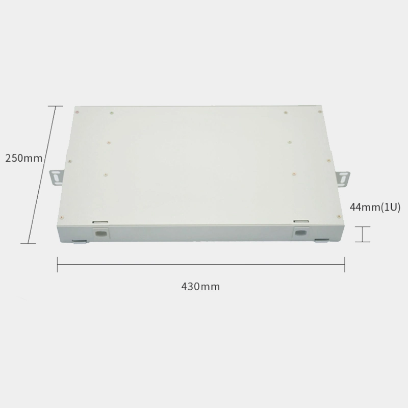 Factory Direct Sales ODF Fiber Optic Patch Panel 12 Port 1U 19-inch Optical Distribution Frame