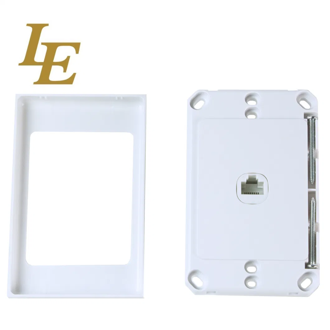 Australian Type RJ45/Rj11 Network Face Plate Wall Plate