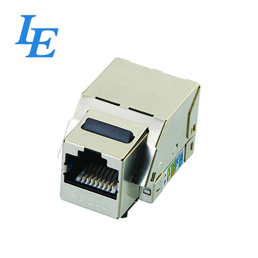 Cat5e FTP 90&deg; 110 Punch Down RJ45 Keystone Jack