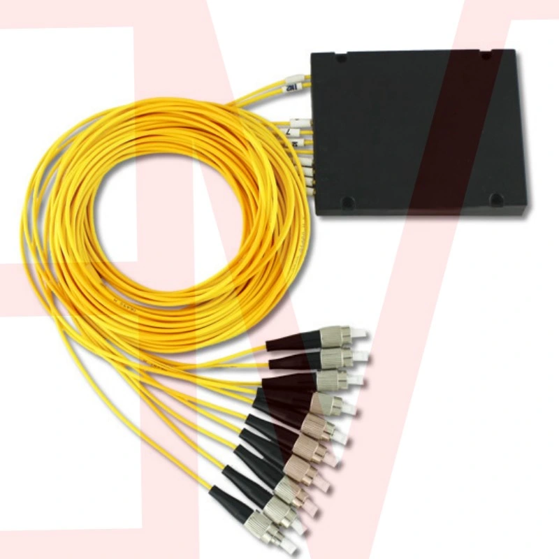 1X8 Slot-Box PLC Splitter Coupler Inside Optic Fiber FTTH Network 16-Cores Wall-Mounted Box