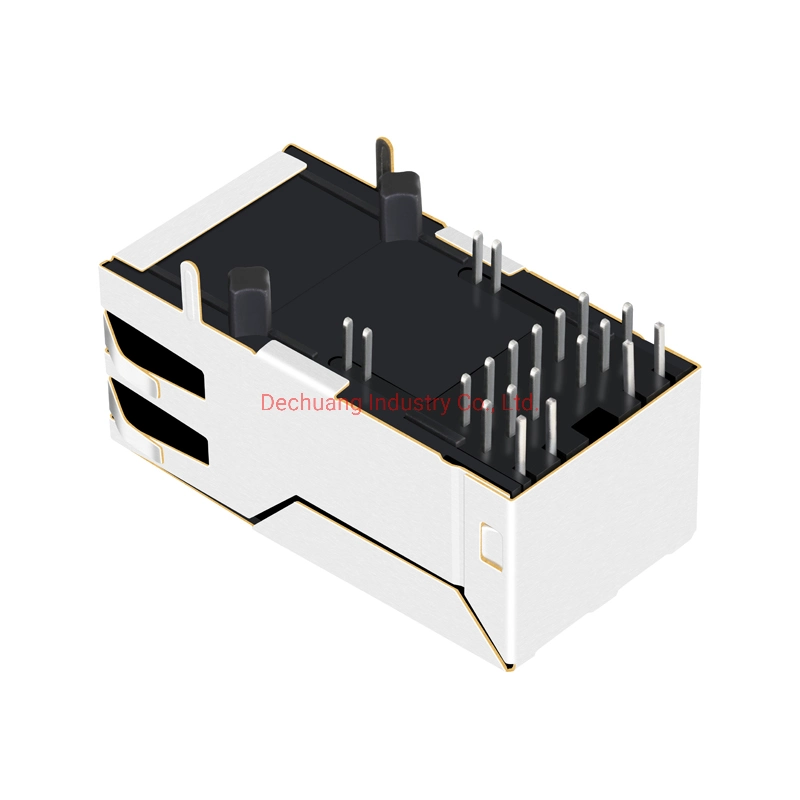 8p8c Ethernet Module Shielded Cat. 7 Network Plug Crimp Connector STP/FTP Cat5e/CAT6/Cat7 RJ45 Connector