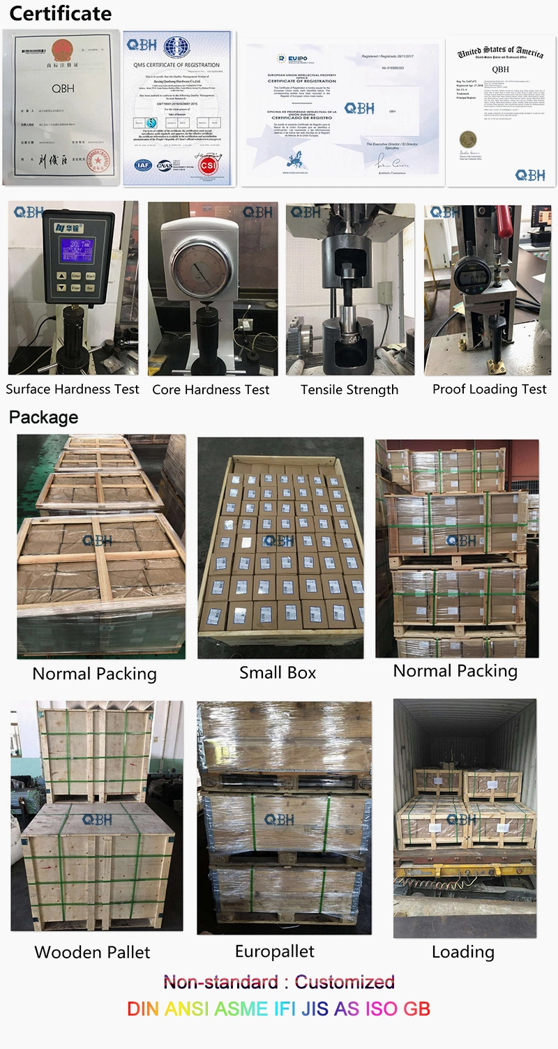 Qbh Custom-Made Trapezoidal Acme Square Section Roll Long Thread Rod Bar Insert OEM ODM Leadscrew