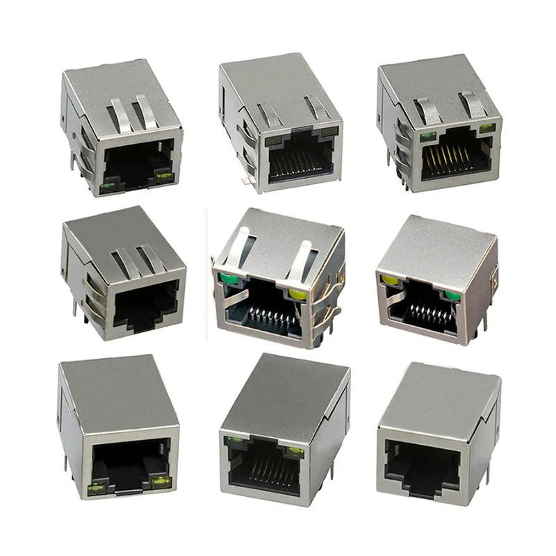 Ethernet Network Modular Jack Cat5 CAT6 Cat7 Male Female RJ45 Pass Through Connector RJ45 Connector