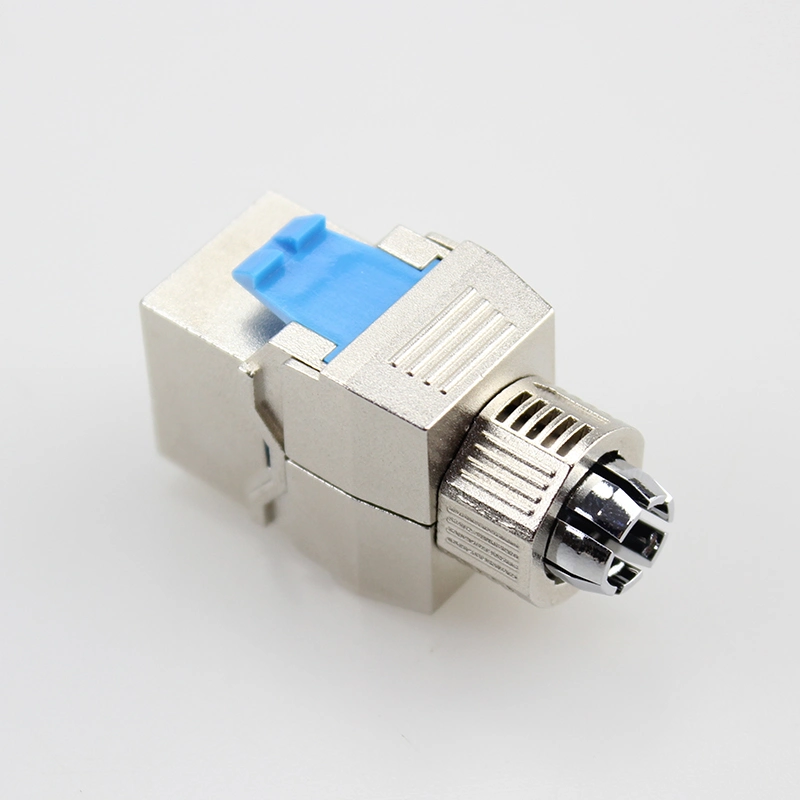 RJ45 Cat. 8 STP Toolless Tool Free Keystone Jack