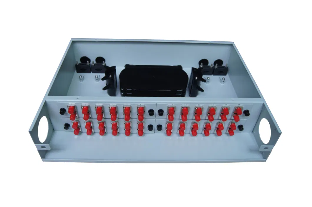 FTTH Optic Fiber Termination Distribution Box 48 Core Fiber Patch Panel