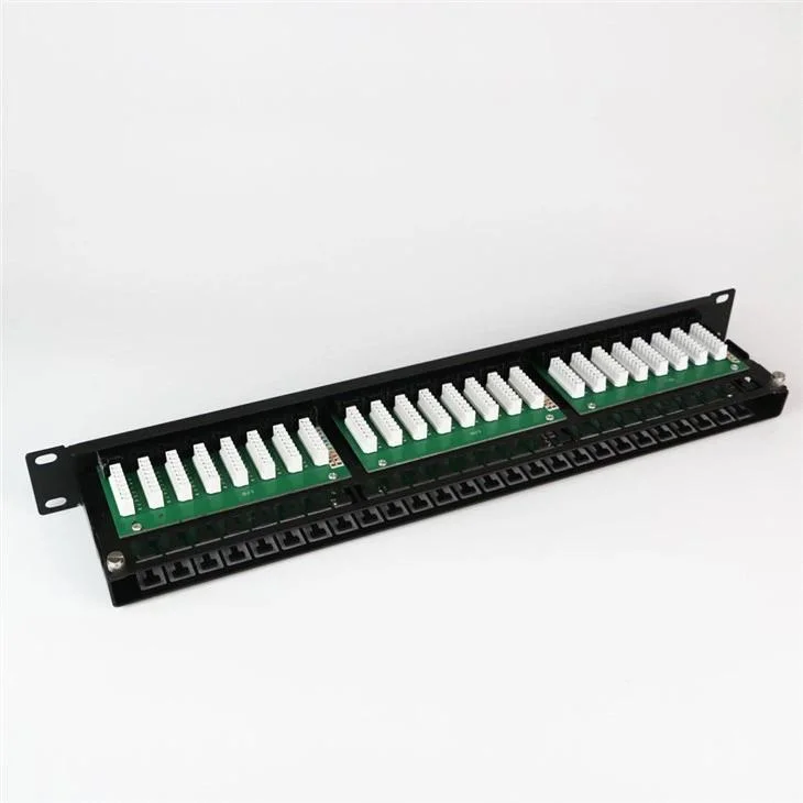 High Density 1u 48 Port Unshielded Modular Loaded Patch Panel