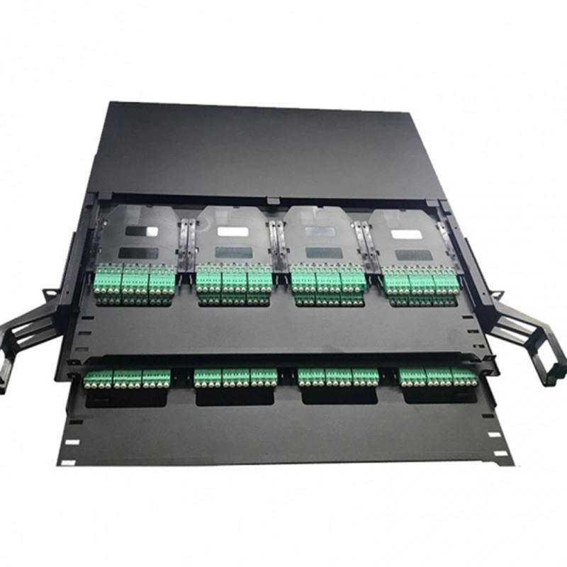 High Density 19&quot; MPO/MTP Fiber Optic Patch Panel Sm Om3 Om4 Om5 48/96/144 Core