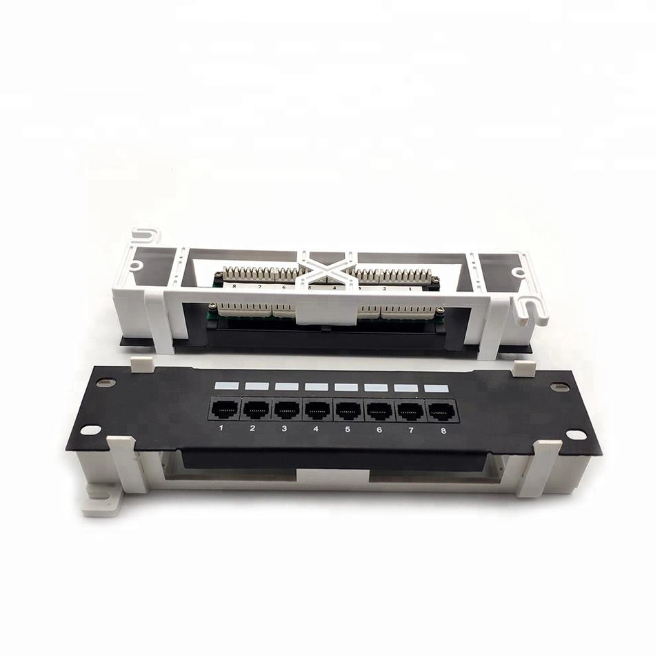 Wall Mount Type 110 Block 12 Port Patch Panel RJ45