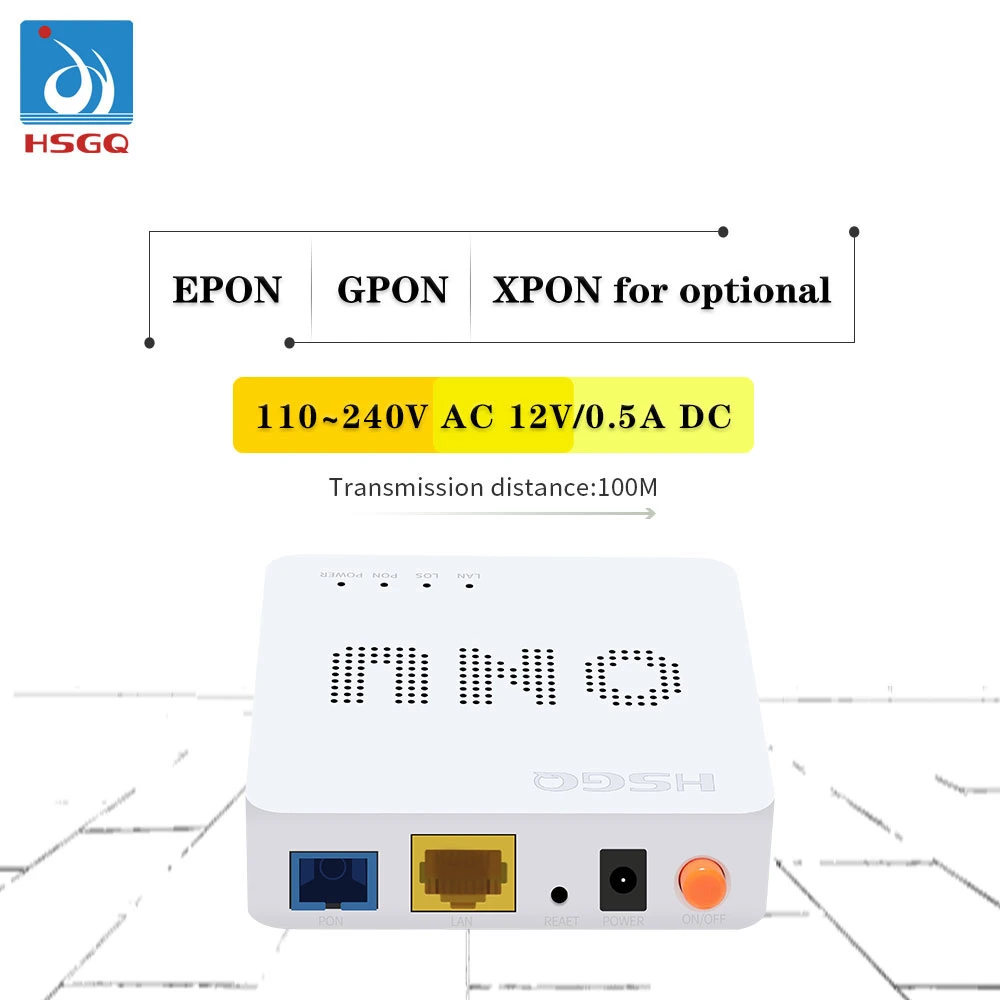 Low Price Hsgq OEM ODM 1ge RJ45 Mini FTTH Ont Modem as Hg8010h Eg8010h Hg8546m Fiber Optic ONU Gpon Epon G/Epon Xpon ONU