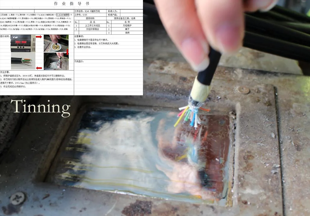 CAT6 SSTP Cable, RJ45 F to Mblack1m