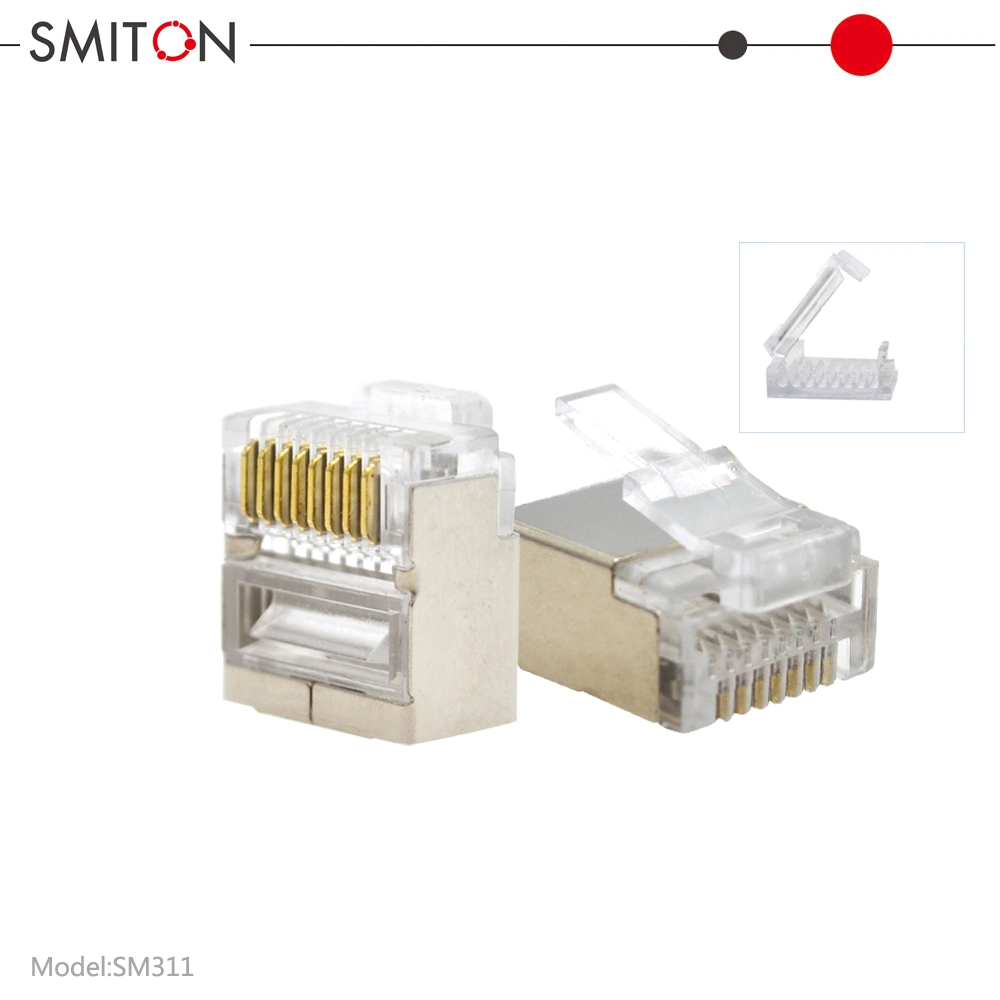 Short Body Insert RJ45 Cat5 CAT6 8p8c FTP Mini Short Connector Shielded