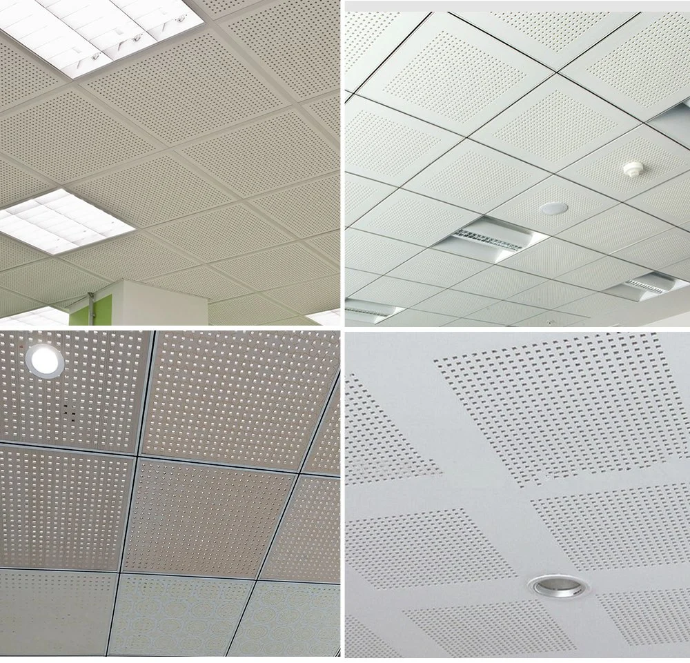 Gypsum Perforated Acoustic Panels for Wall and Ceiling