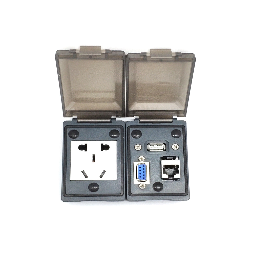 Multi Function Front Panel Interface Communication Interface Power Socket with Cover