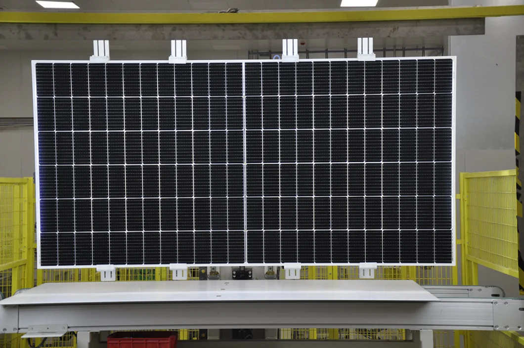 Tier 1 Solar Mono 400W 455W 550W 580W 600W Full Black Solar Panel N Type Topcon and PV Module with Mc4 Connectors for Inverter