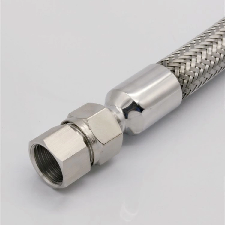 304 Stainless Steel Welded Bellows Welded Outer Wire Metal Industrial Steam Braid Net Explosion-Proof High Pressure Hose