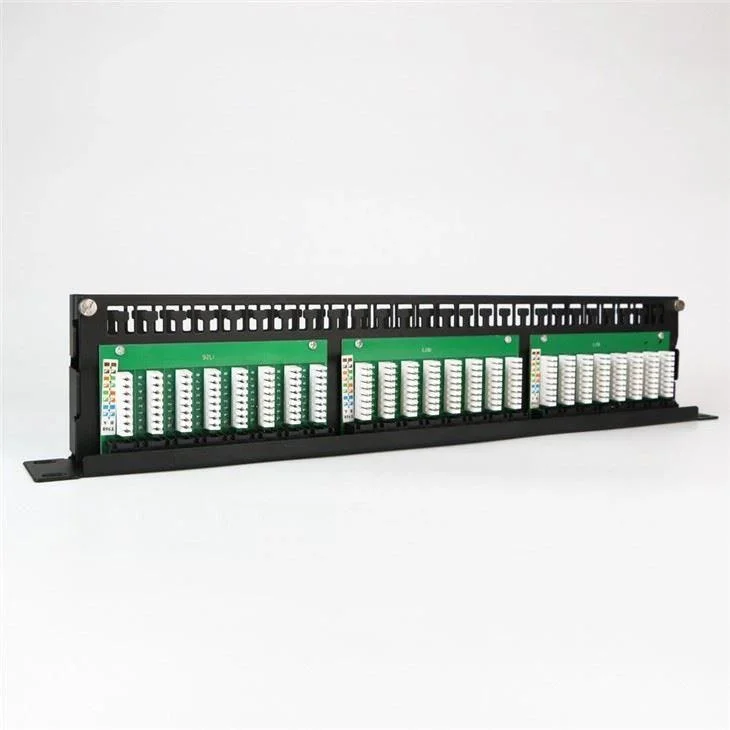 High Density 1u 48 Port Unshielded Modular Loaded Patch Panel