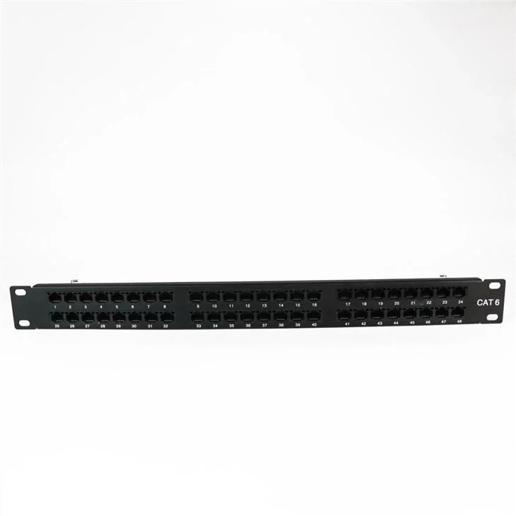 High Density 1u 48 Port Unshielded Modular Loaded Patch Panel