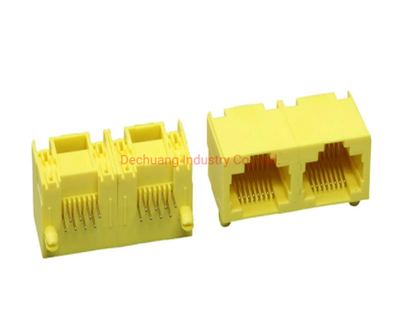 8p8c Ethernet Module Shielded Cat. 7 Network Plug Crimp Connector STP/FTP Cat5e/CAT6/Cat7 RJ45 Connector