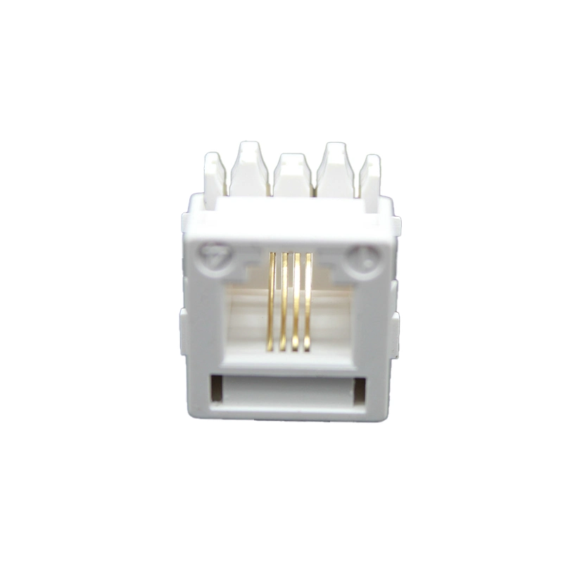 ABS CAT5E Outlet UTP RJ11 Network Modular Jack Connector Keystone Modular Jack