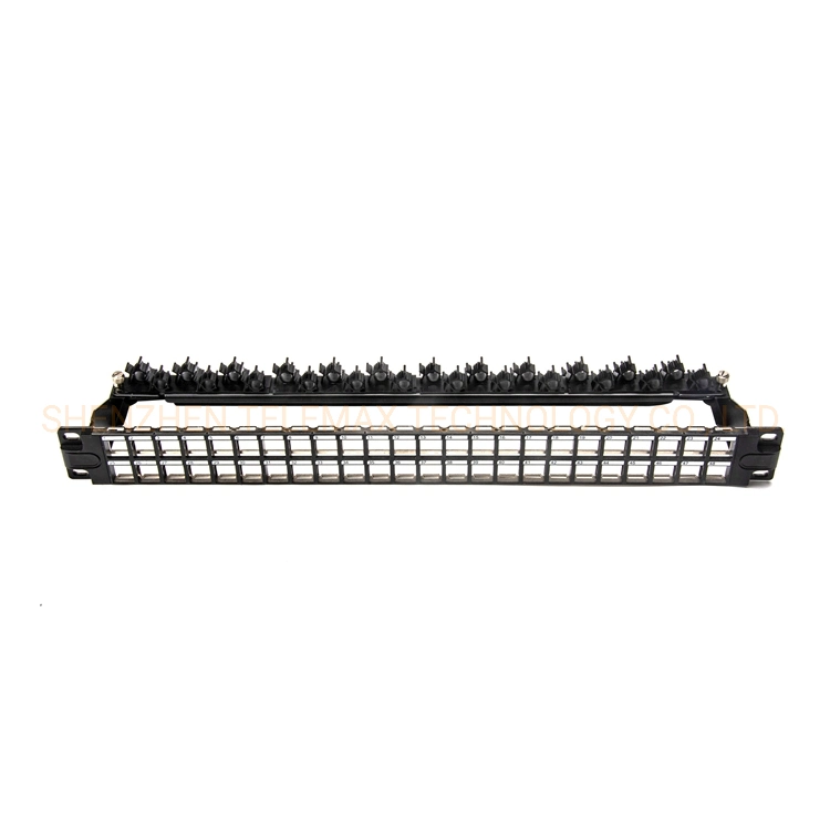 Telemax 1u 19 Inch 48 Port High Density Patch Panel UTP