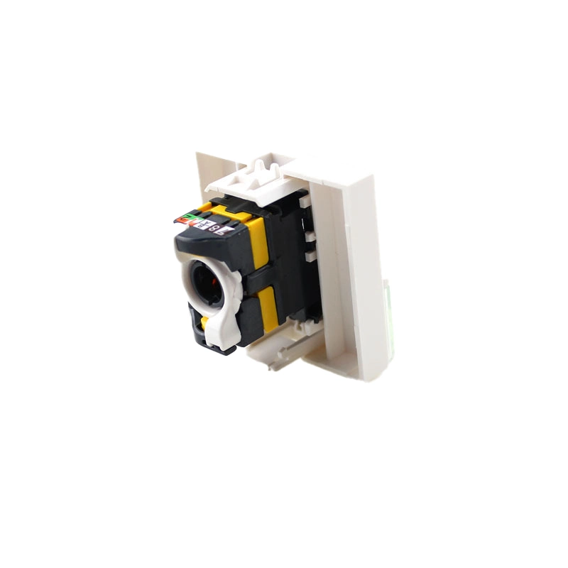 ABS Best Quality Promotional RJ45 UTP Cat6A Cat6A Cat5e Keystone Modular Jack Wall Coupler