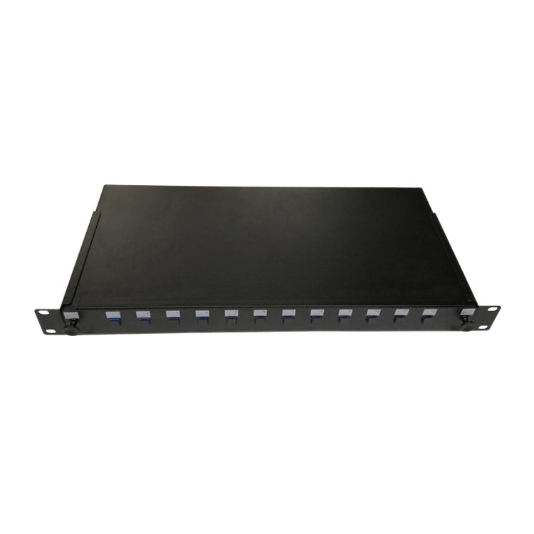 19 Inch Rack Mounted Slidable Fiber Optic Patch Panel