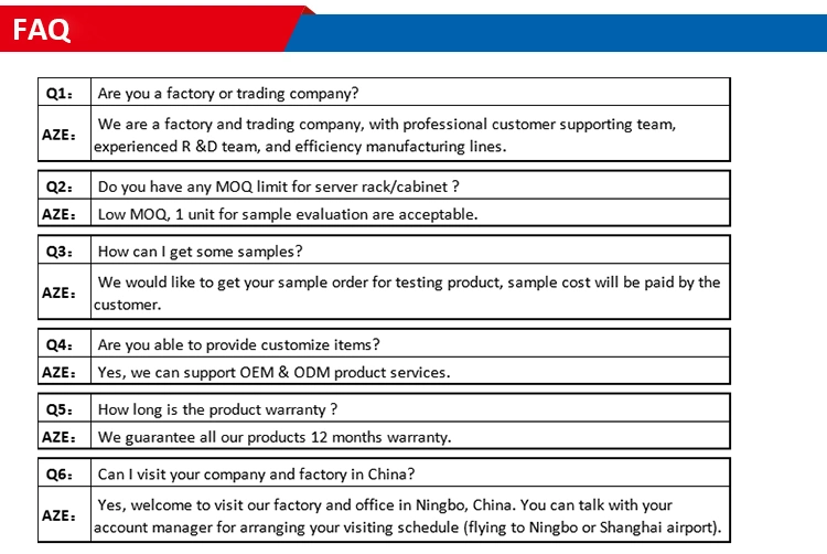 Aze Structured Cabling 1u Network 24 Port CAT6 UTP Patch Panel 24port Cat 6 Rack Mount Data Patch Panel -C6panel1u24