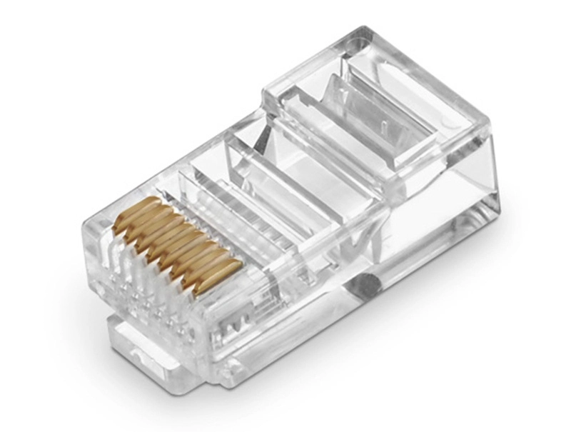 CAT6 RJ45 Standard Modular Plugs Unshielded (UTP) Network Connectors for 23~24AWG Twisted Pair Solid or Stranded Cable