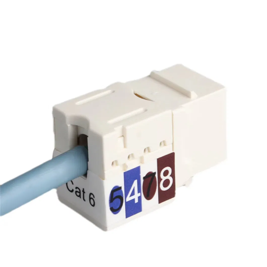 Competitive Price Toolless Jack CAT6 8p8c Female RJ45 Keystone Jack