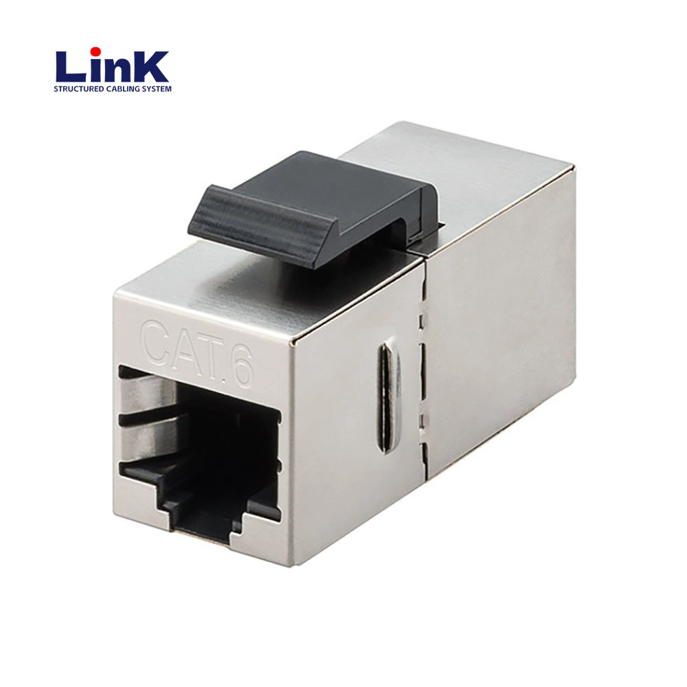 10/100 Base-T connector 8p8c RJ45 Modular Keystone Jack Ethernet RJ45 Pass Through Female Connector Jack