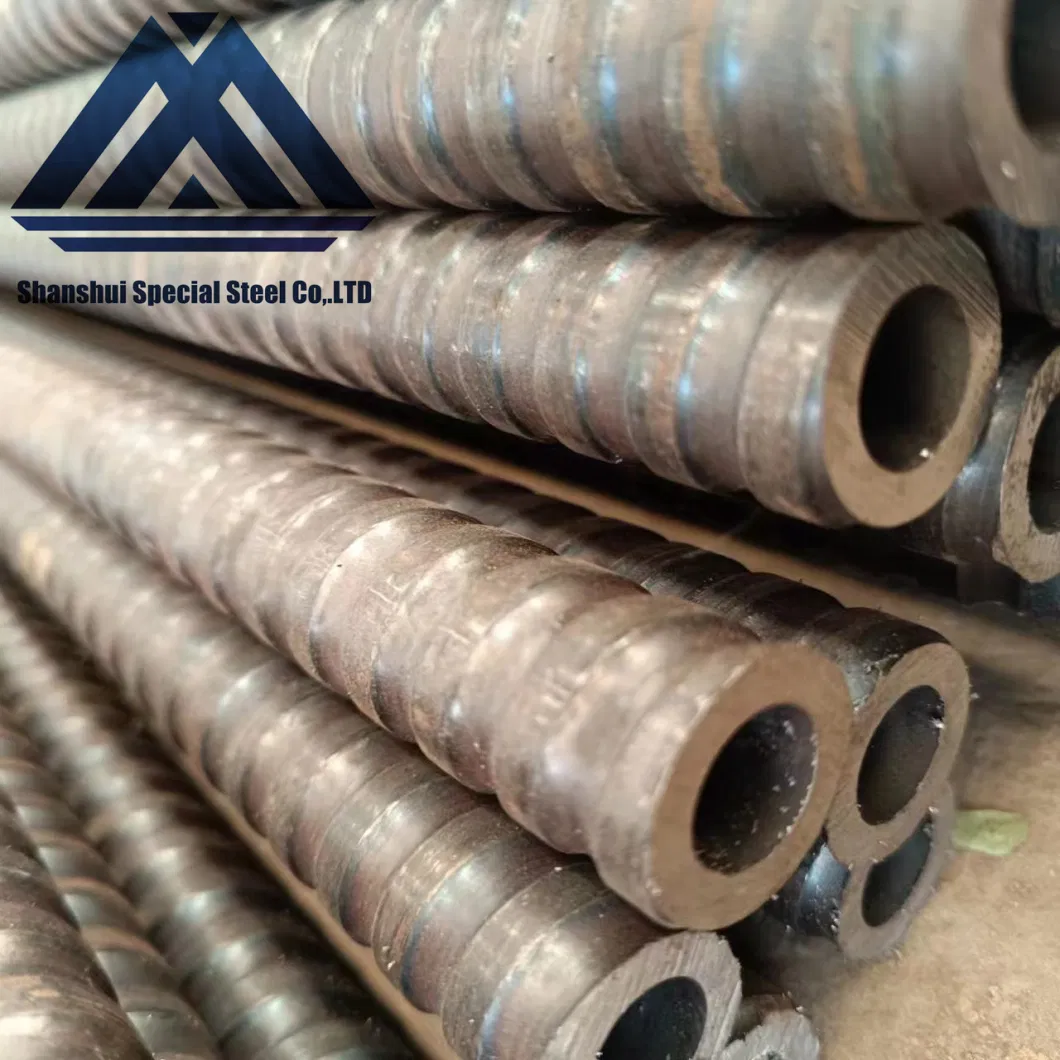 Chinese High-Quality Fully Threaded Carbon Steel or Alloy Steel Self Drilling Anchor Rods/Hollow Anchor Rods/High-Strength Self Drilling Hollow Grouting Anchor