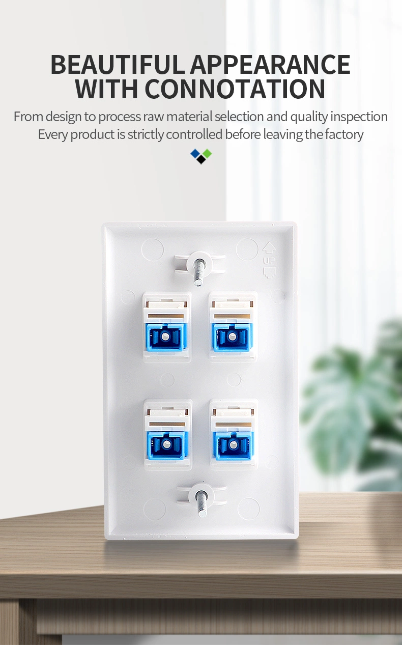 Seto Face Plate Sc Fiber Optic Cable Broadband Socket Panel