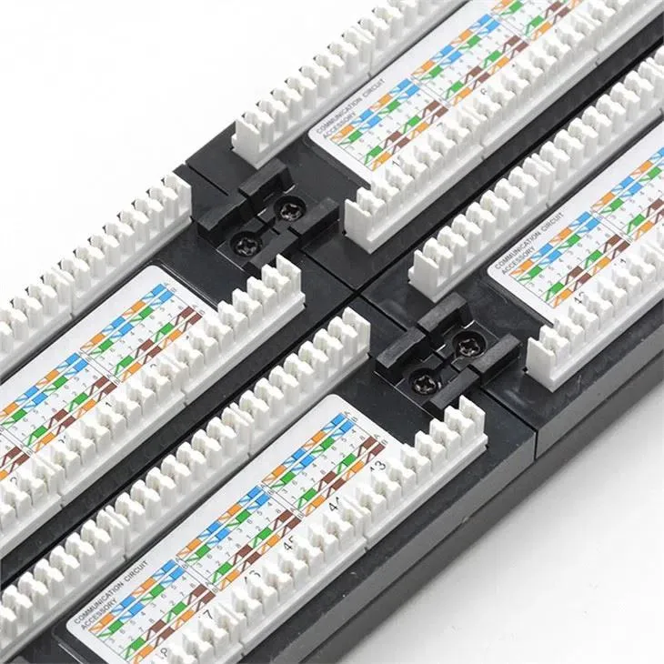 Ethernet 2u 48 Port 19inch Cat. 6 UTP Patch Panel with Module