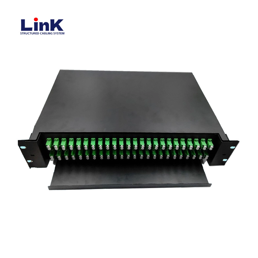 1u High Quality Sliding Fiber Patch Panel ODF for Fiber Optical Terminal Connection