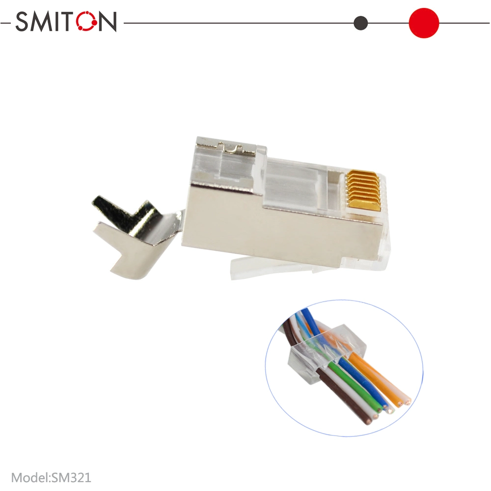 Cat7 RJ45 Connector Shielded Cat7 8p8c Connector