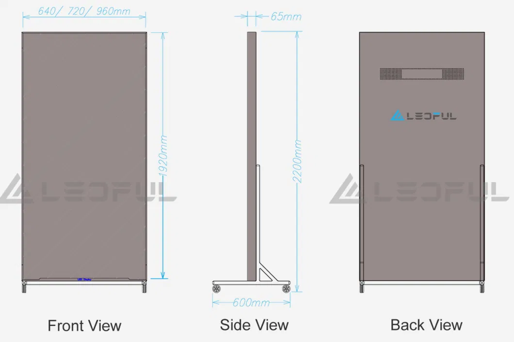 New Design Standing Indoor High Quality LED Panel